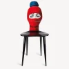 Fornasetti Sedie^Sedia Lux Gstaad Rosso/Blu/Nero