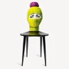 Fornasetti Sedie^Sedia Lux Gstaad Giallo/Fucsia/Nero
