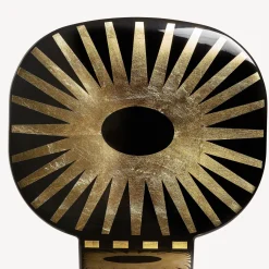 Fornasetti Sedie^Sedia Raggiera Oro/Nero