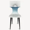 Fornasetti Sedie^Sedia Suola Bianco/Azzurro/Nero