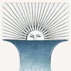 Fornasetti Sedie^Sedia Suola Bianco/Azzurro/Nero