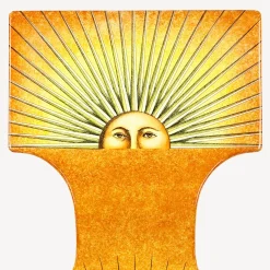 Fornasetti Sedie^Sedia Suola Giallo/Arancio/Nero