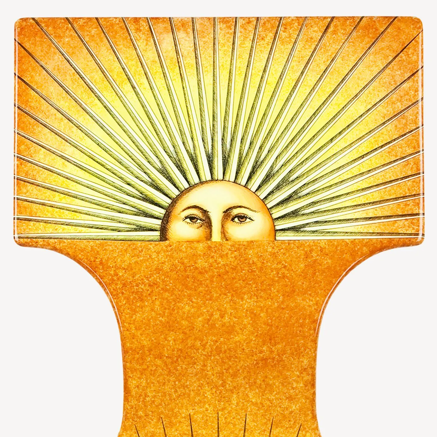 Fornasetti Sedie^Sedia Suola Giallo/Arancio/Nero