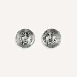 Fornasetti Bicchieri E Sottobicchieri^Set 2 Bicchieri Tema E Variazioni Nero