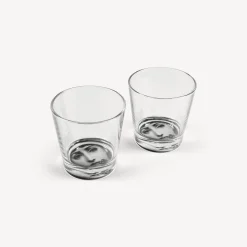 Fornasetti Bicchieri E Sottobicchieri^Set 2 Bicchieri Tema E Variazioni Nero