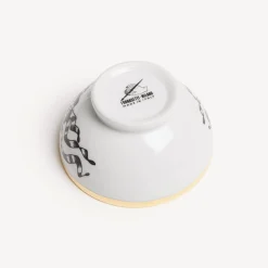 Fornasetti Set Di Antipasti E Centrotavola^Set 6 Coppette Antipastieri Bianco/Nero/Oro