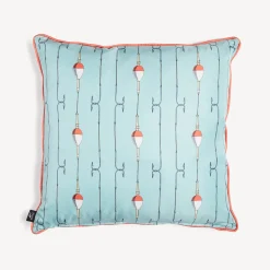 Fornasetti Cuscini^Set Di 2 Cuscini Grande Pesce Multicolore