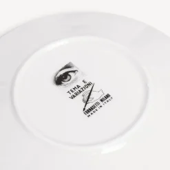 Fornasetti Set Da Te E Caffe^Set 6 Tazze Da Te Tema E Variazioni N.1 Bianco Nero