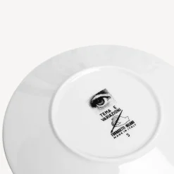 Fornasetti Set Da Te E Caffe^Set 6 Tazze Da Te Tema E Variazioni Bianco/Nero/Oro