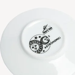 Fornasetti Set Da Te E Caffe^Set 6 Tazzine Caffe Astronomici Bianco/Nero/Oro