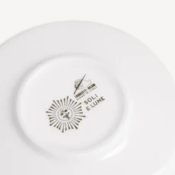 Fornasetti Set Da Te E Caffe^Set 6 Tazzine Caffe Sole Bianco/Nero/Oro