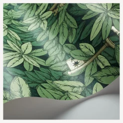 Fornasetti Sfondo^Sfondo Chiavi Segrete Verde Foglia