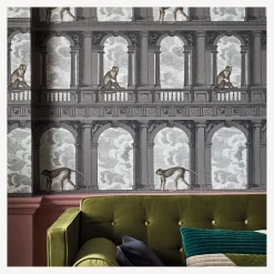 Fornasetti Sfondo^Sfondo Procuratie Con Vista Fuliggine E Neve