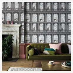 Fornasetti Sfondo^Sfondo Procuratie Con Vista Fuliggine E Neve