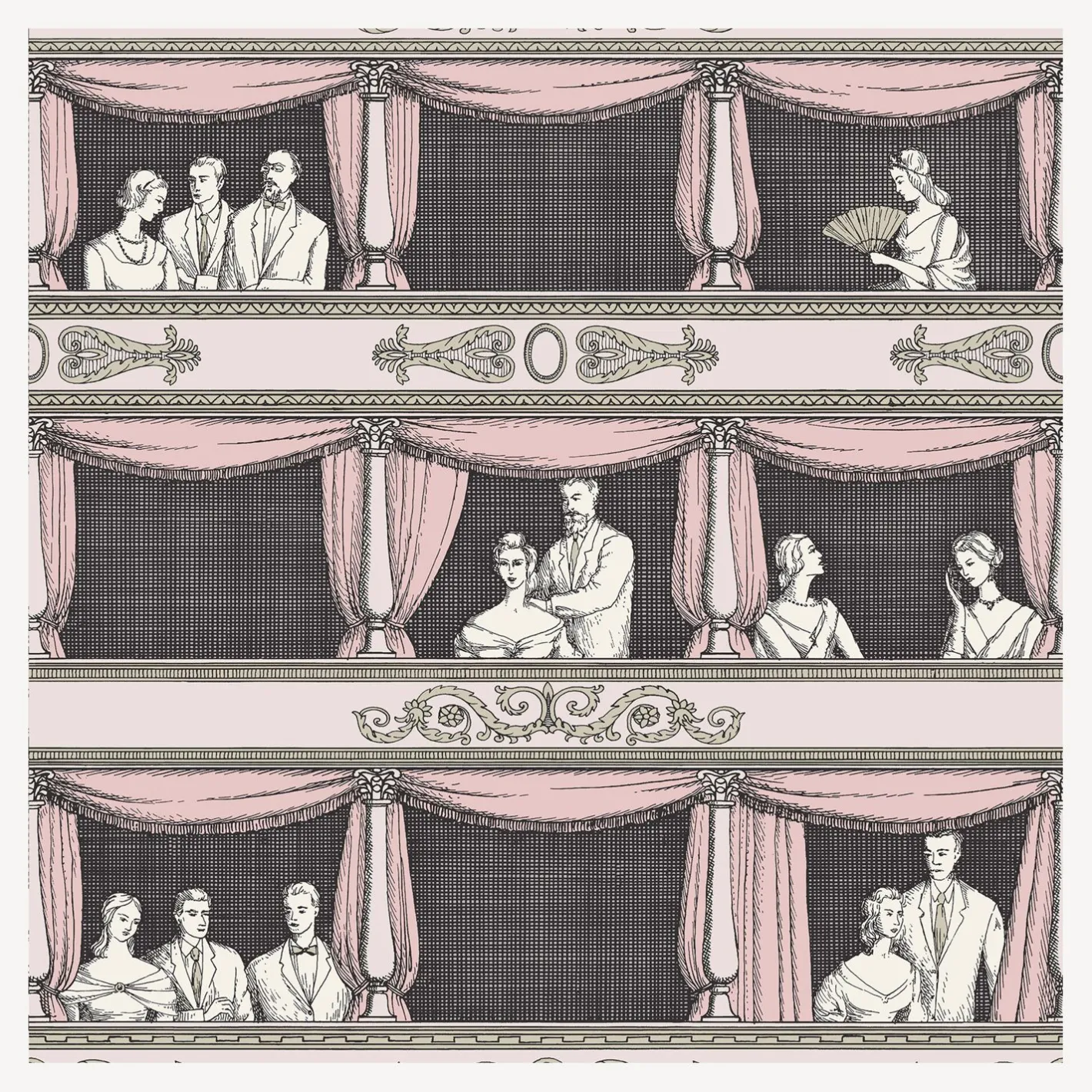Fornasetti Sfondo^Sfondo Teatro Pantofola Da Balletto