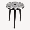 Fornasetti Sgabelli^Sgabello Egocentrismo Bianco Nero