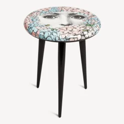 Fornasetti Sgabelli^Sgabello Ortensia Multicolore