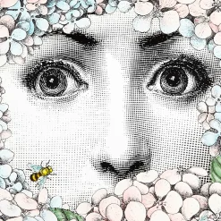 Fornasetti Sgabelli^Sgabello Ortensia Multicolore