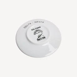 Fornasetti Set Da Te E Caffe^Solitario Della Tazza Di Caffe Bianco Nero