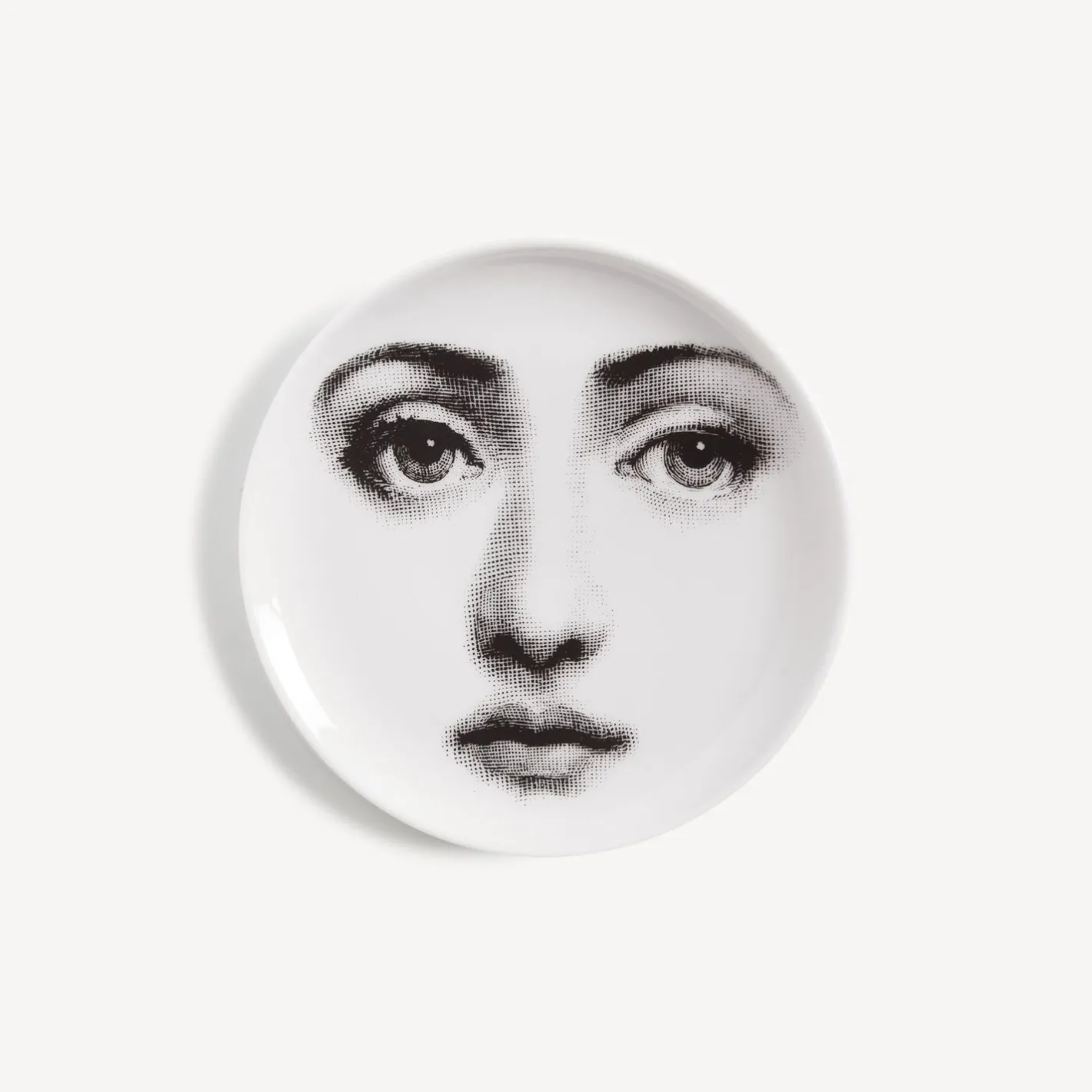 Fornasetti Bicchieri E Sottobicchieri^Sottobicchiere Tema E Variazioni N.6 Bianco Nero