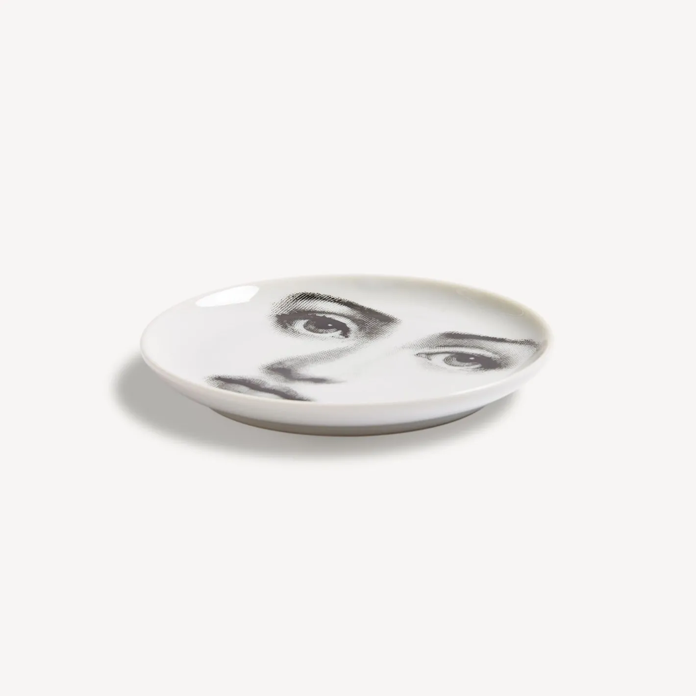 Fornasetti Bicchieri E Sottobicchieri^Sottobicchiere Tema E Variazioni N.6 Bianco Nero