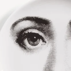 Fornasetti Bicchieri E Sottobicchieri^Sottobicchiere Tema E Variazioni N.6 Bianco Nero
