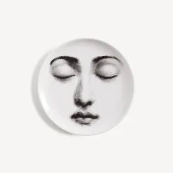 Fornasetti Bicchieri E Sottobicchieri^Sottobicchiere Tema E Variazioni N.213 Bianco Nero