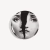 Fornasetti Bicchieri E Sottobicchieri^Sottobicchiere Tema E Variazioni N.10 Bianco Nero