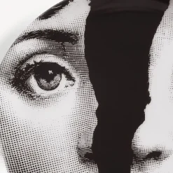 Fornasetti Bicchieri E Sottobicchieri^Sottobicchiere Tema E Variazioni N.10 Bianco Nero