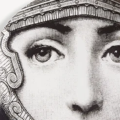 Fornasetti Bicchieri E Sottobicchieri^Sottobicchiere Tema E Variazioni N.95 Bianco Nero