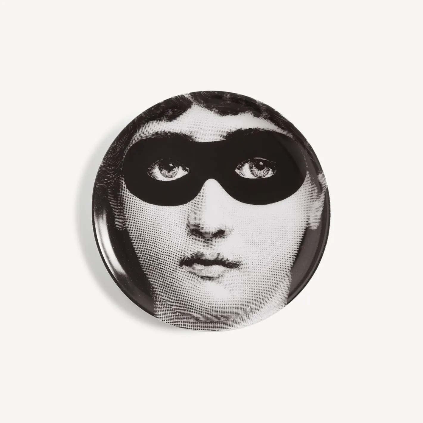 Fornasetti Bicchieri E Sottobicchieri^Sottobicchiere Tema E Variazioni N.22 Bianco Nero