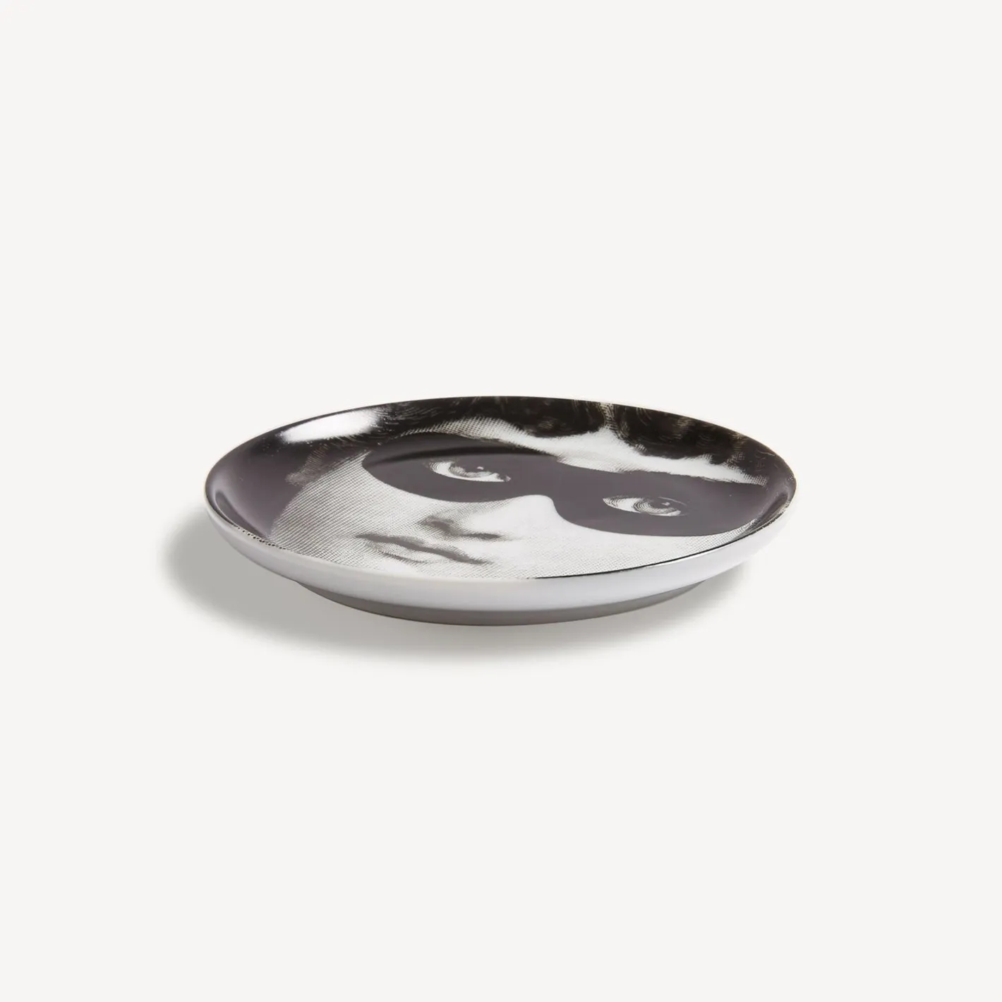 Fornasetti Bicchieri E Sottobicchieri^Sottobicchiere Tema E Variazioni N.22 Bianco Nero