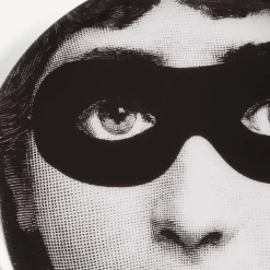 Fornasetti Bicchieri E Sottobicchieri^Sottobicchiere Tema E Variazioni N.22 Bianco Nero