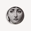 Fornasetti Bicchieri E Sottobicchieri^Sottobicchiere Tema E Variazioni N.78 Bianco Nero