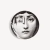 Fornasetti Bicchieri E Sottobicchieri^Sottobicchiere Tema E Variazioni N.116 Bianco Nero