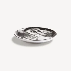 Fornasetti Bicchieri E Sottobicchieri^Sottobicchiere Tema E Variazioni N.154 Bianco Nero