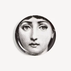 Fornasetti Bicchieri E Sottobicchieri^Sottobicchiere Tema E Variazioni N.1 Bianco Nero