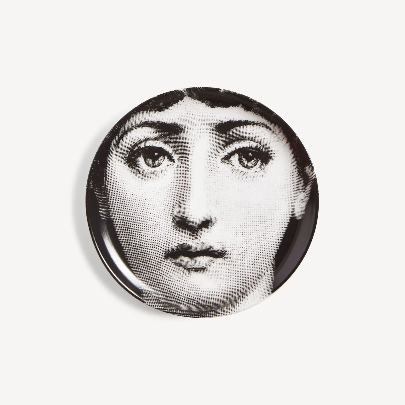 Fornasetti Bicchieri E Sottobicchieri^Sottobicchiere Tema E Variazioni N.1 Bianco Nero