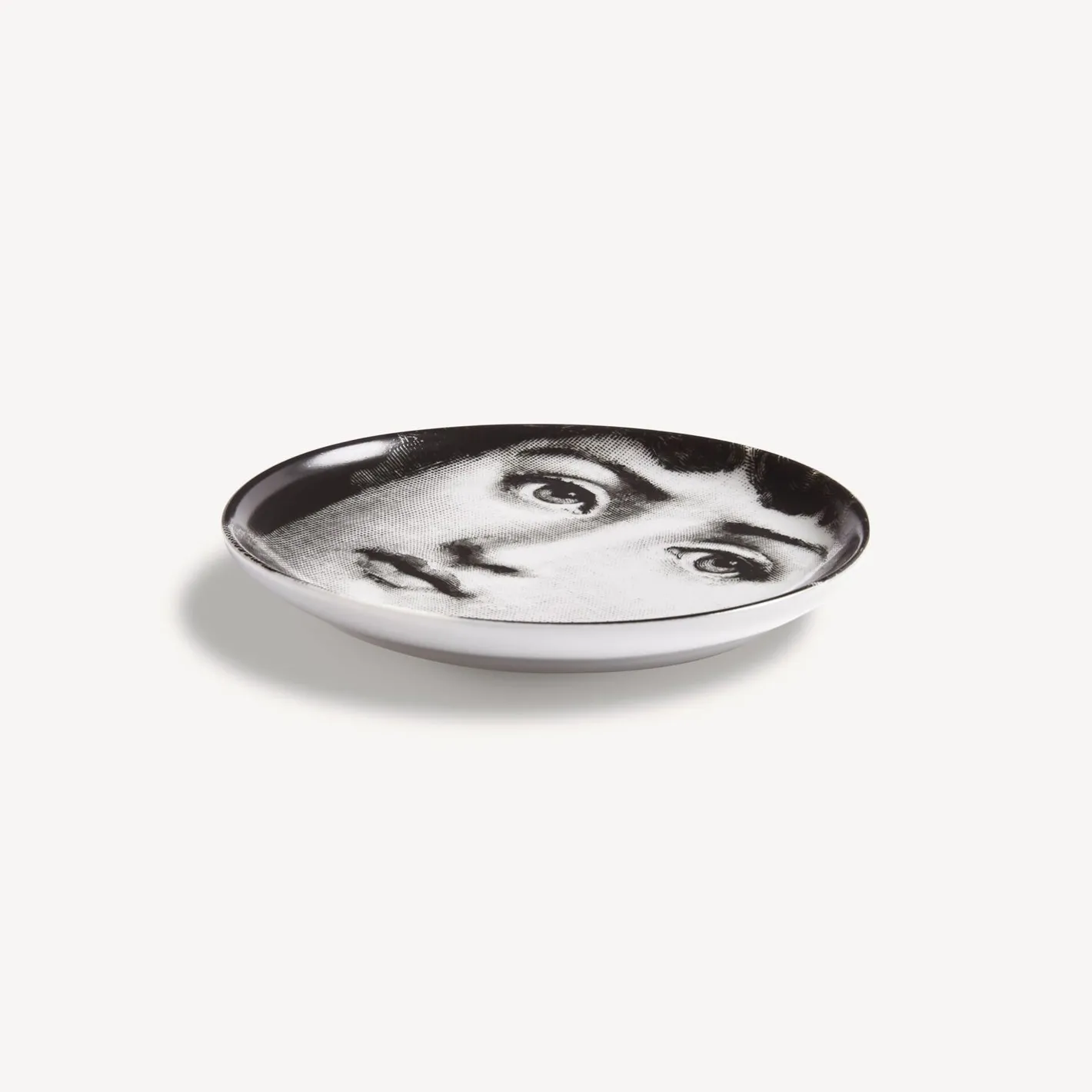 Fornasetti Bicchieri E Sottobicchieri^Sottobicchiere Tema E Variazioni N.1 Bianco Nero