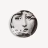 Fornasetti Bicchieri E Sottobicchieri^Sottobicchiere Tema E Variazioni N.139 Bianco Nero