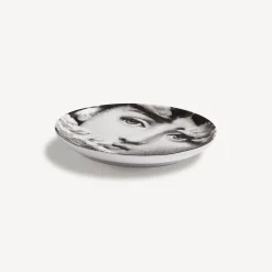 Fornasetti Bicchieri E Sottobicchieri^Sottobicchiere Tema E Variazioni N.139 Bianco Nero