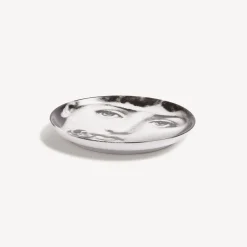 Fornasetti Bicchieri E Sottobicchieri^Sottobicchiere Tema E Variazioni N.137 Bianco Nero