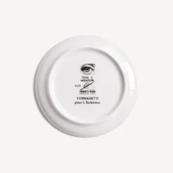 Fornasetti Bicchieri E Sottobicchieri^Sottobicchiere Tema E Variazioni N.137 Bianco Nero