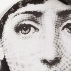 Fornasetti Bicchieri E Sottobicchieri^Sottobicchiere Tema E Variazioni N.137 Bianco Nero