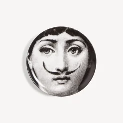 Fornasetti Bicchieri E Sottobicchieri^Sottobicchiere Tema E Variazioni N.21 Bianco Nero