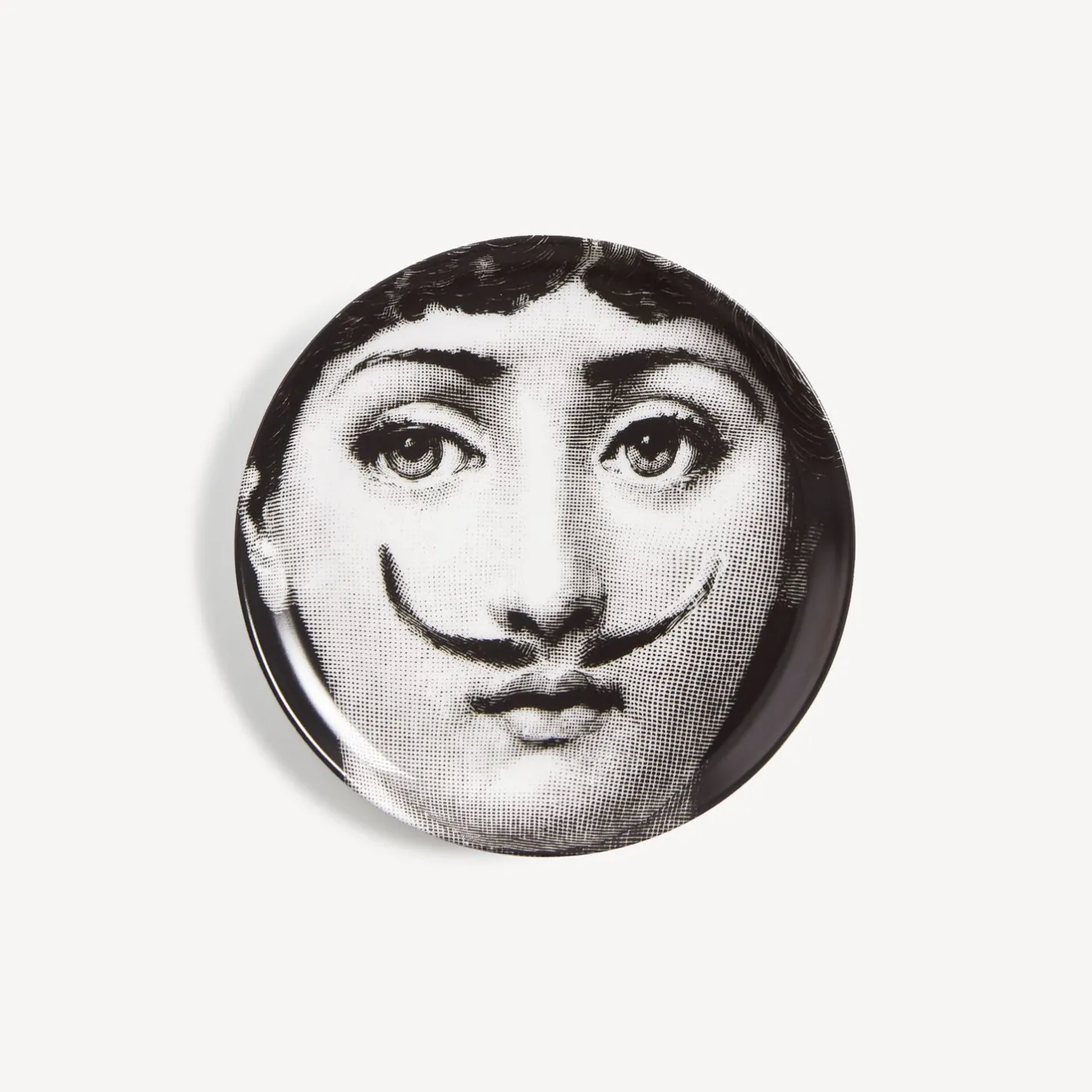 Fornasetti Bicchieri E Sottobicchieri^Sottobicchiere Tema E Variazioni N.21 Bianco Nero