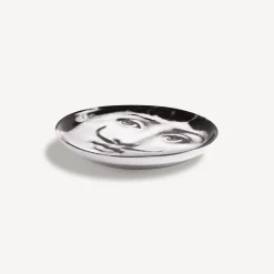 Fornasetti Bicchieri E Sottobicchieri^Sottobicchiere Tema E Variazioni N.21 Bianco Nero