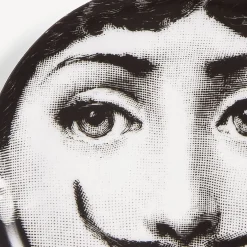 Fornasetti Bicchieri E Sottobicchieri^Sottobicchiere Tema E Variazioni N.21 Bianco Nero