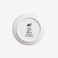 Fornasetti Bicchieri E Sottobicchieri^Sottobicchiere Tema E Variazioni N.8 Bianco Nero