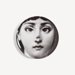 Fornasetti Bicchieri E Sottobicchieri^Sottobicchiere Tema E Variazioni N.363 Bianco Nero